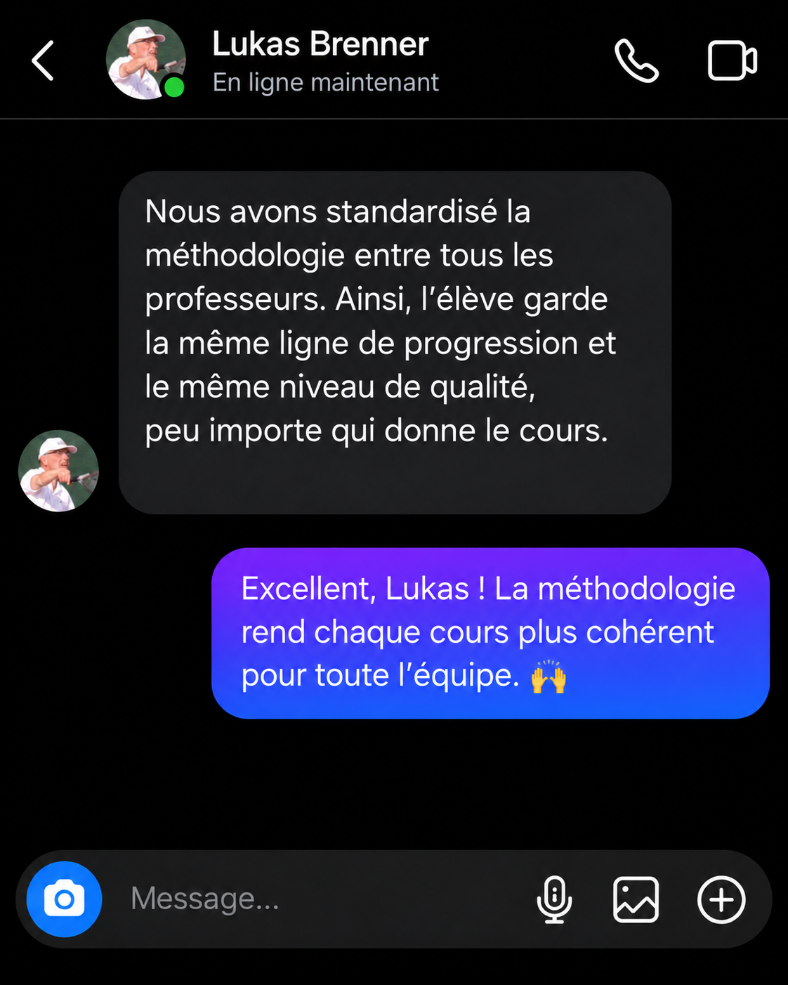 Conversation avec Lukas Brenner sur la méthodologie standardisée