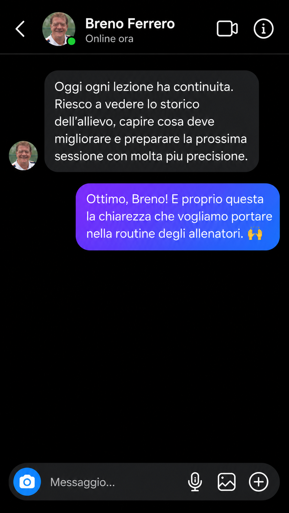 Testimonianza di Breno Ferrero