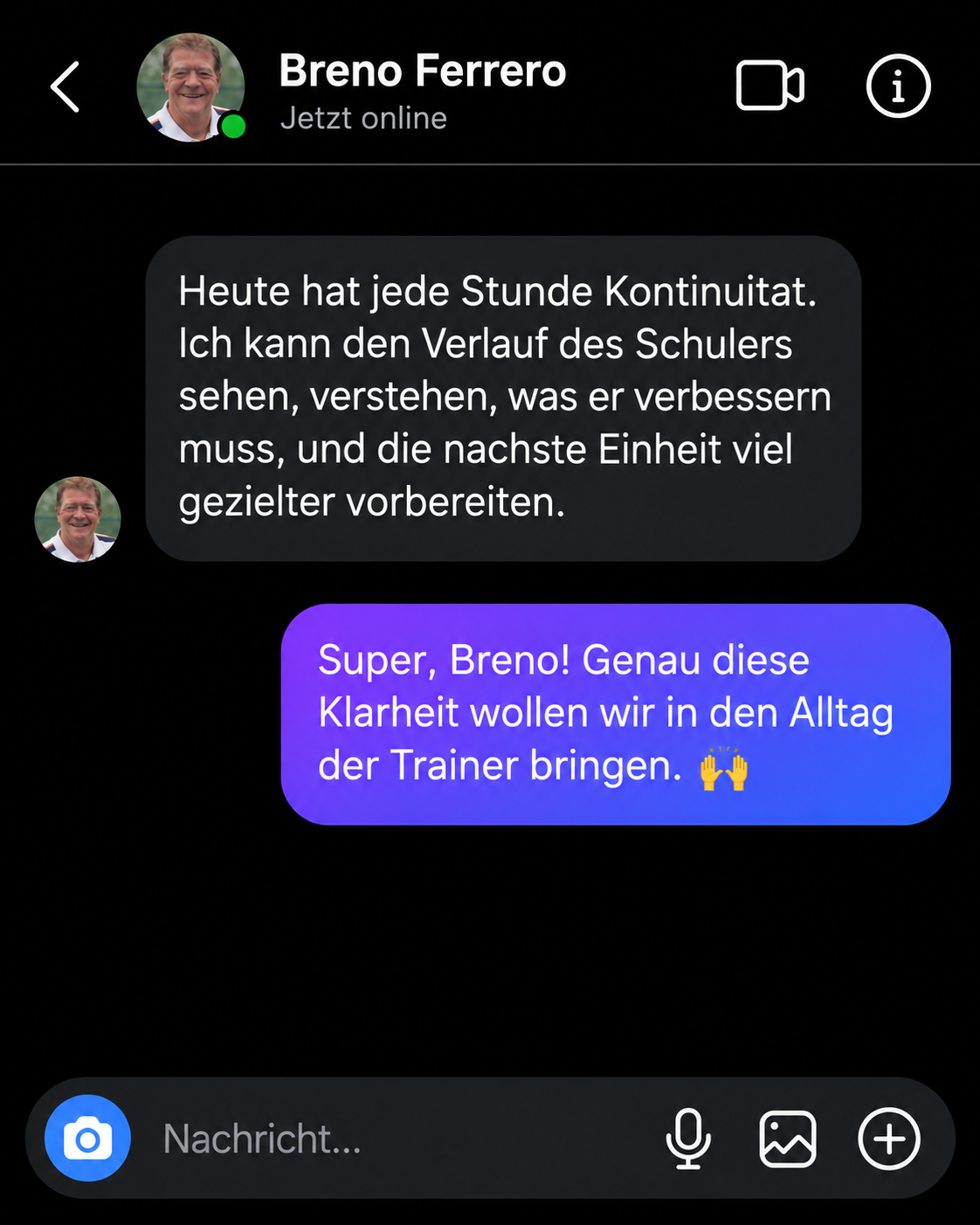 Nachricht von Breno Ferrero