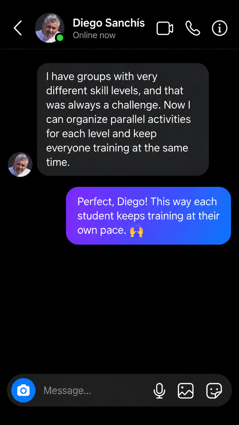 Conversation with Diego Sanchís about mixed-level groups