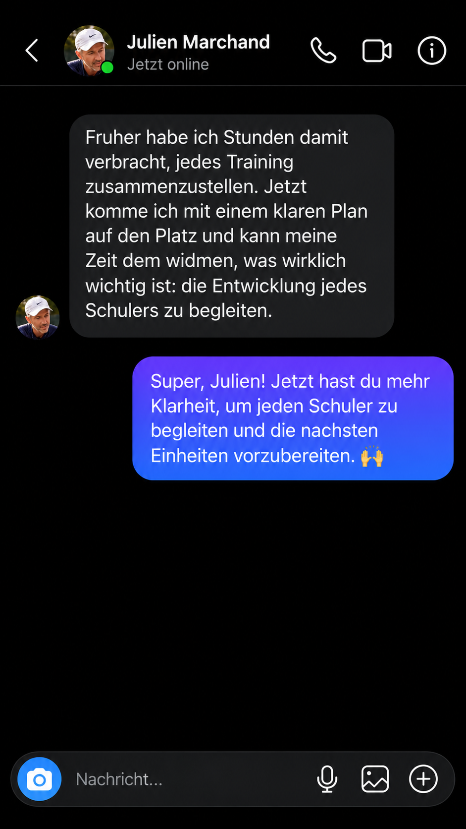 Nachricht von Julien Marchand