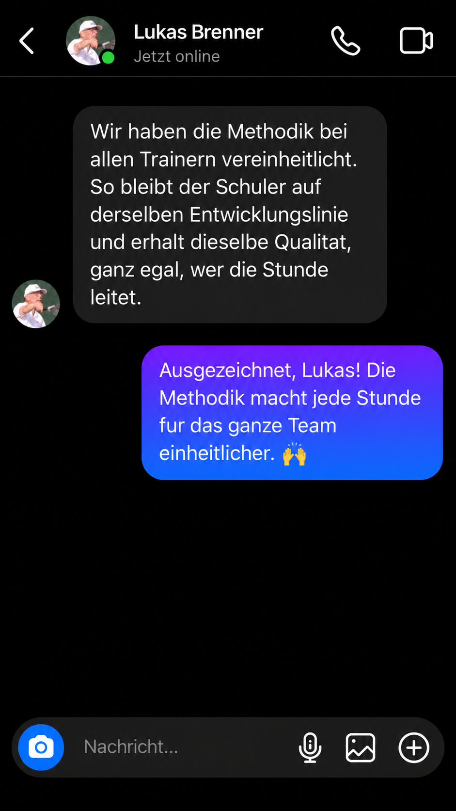 Nachricht von Lukas Brenner